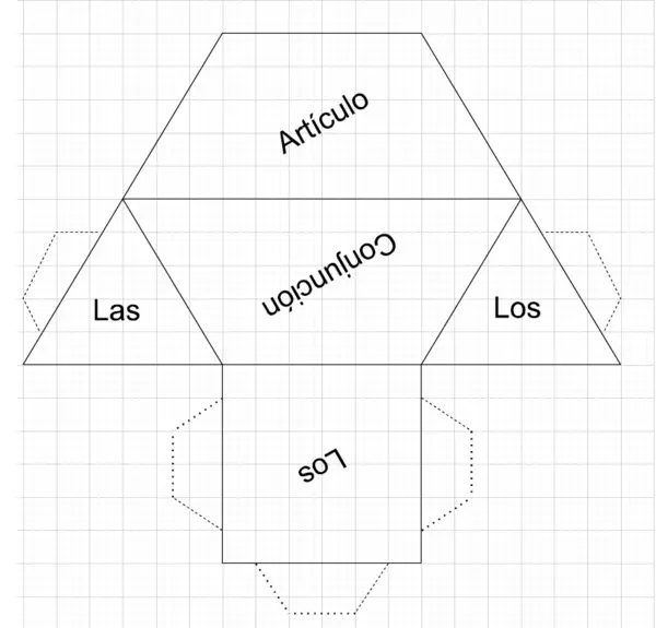 Rompecabezas tridimensional: piramide tetraedro en dos piezas