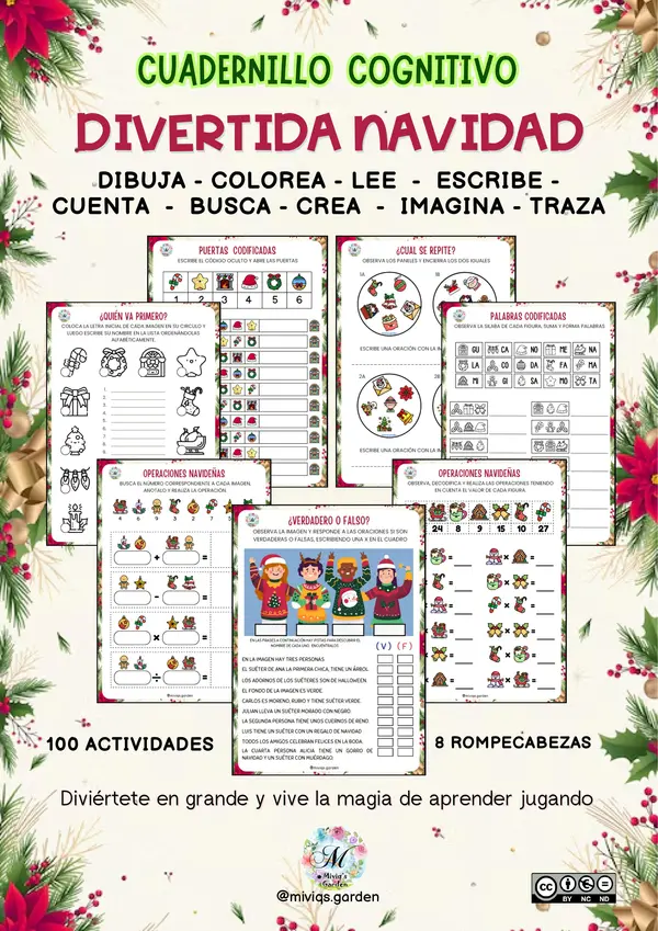 Desafios Cognitivos en Navidad (108 actividades)