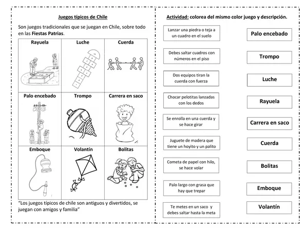 Juegos típicos de chile
