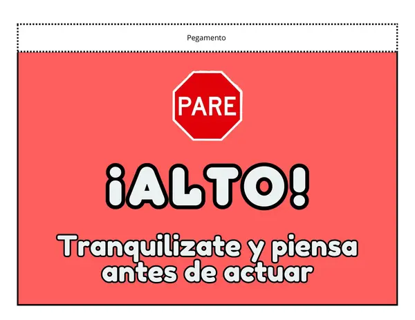 Poster regulador de emociones 