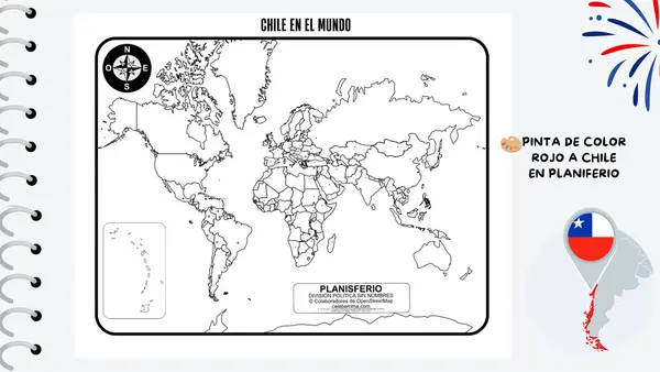 Cuadernillo de actividades geografía Chile en el Mundo SEGUNDO BÁSICO