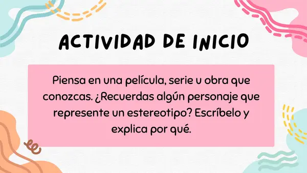 Creencias, Prejuicios y Estereotipos en el teatro