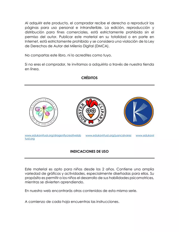 Fichas para colorear Primavera