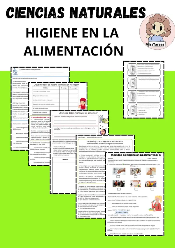 Higiene en la alimentación | Ciencias Naturales