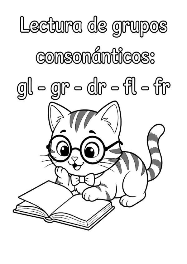 Comprensión Lectoras: Grupos Consonánticos (gl, gr, dr, fl, fr)