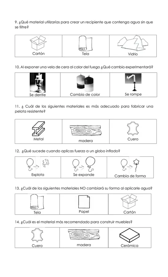 Prueba Unidad 3 Ciencias 1ro Básico
