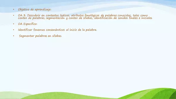 sonido inicial