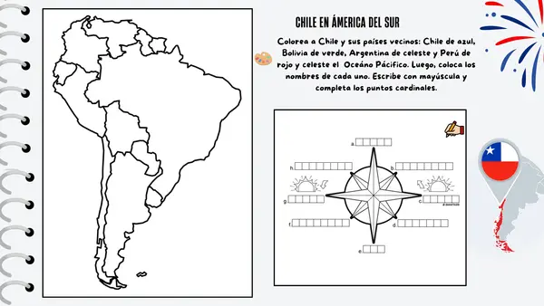 Cuadernillo de actividades geografía Chile en el Mundo SEGUNDO BÁSICO