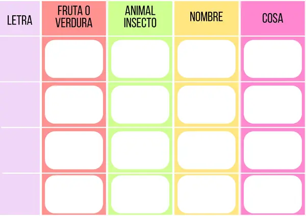 Tutti Frutti con imagenes 