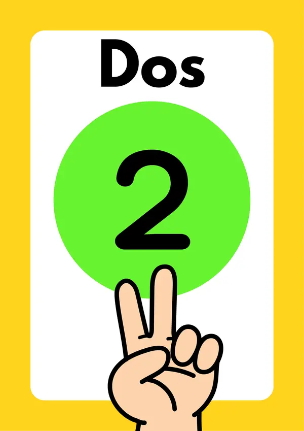 NUMEROS DEL 1 AL 10 (PARA IMPRIMIR)
