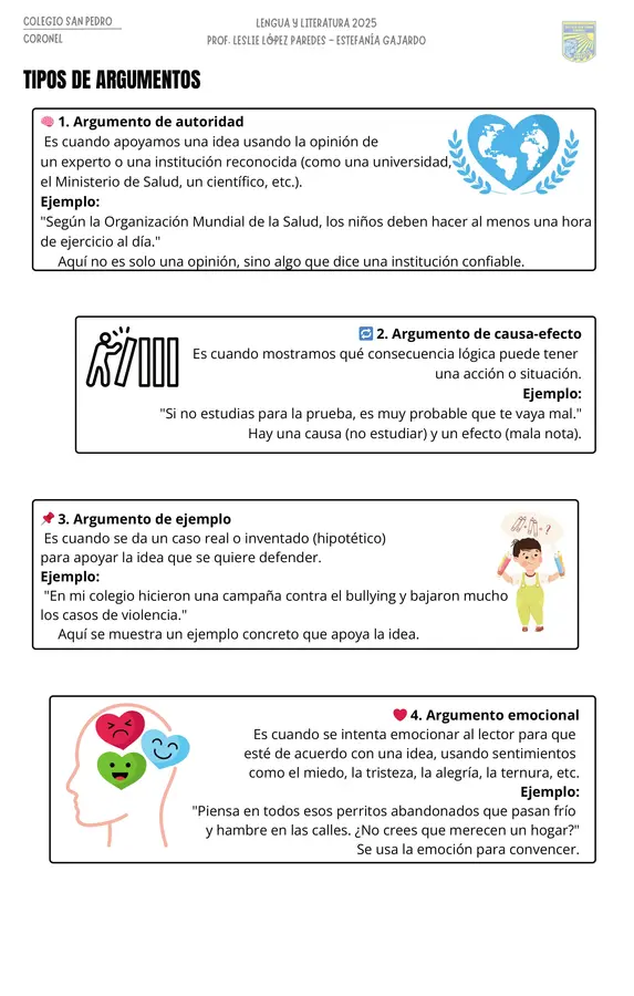Textos argumentativos
