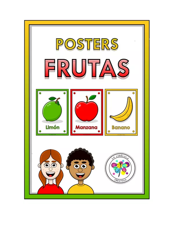 Posters Frutas Comida Saludable Afiches