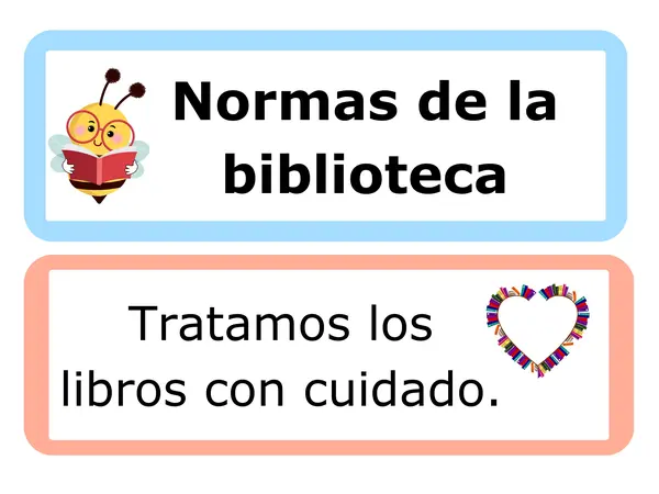 Normas biblioteca de aula
