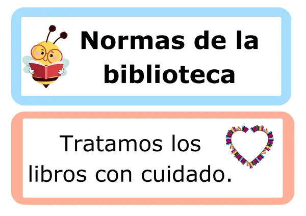 Normas biblioteca de aula