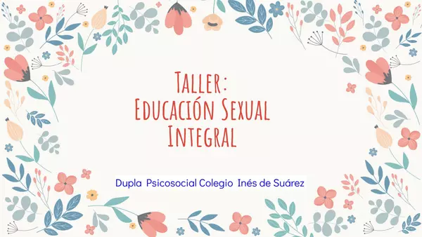 Educacion sexual integral