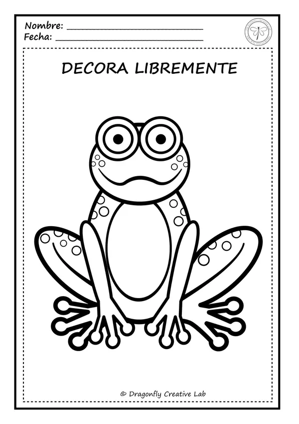 Fichas para colorear Primavera