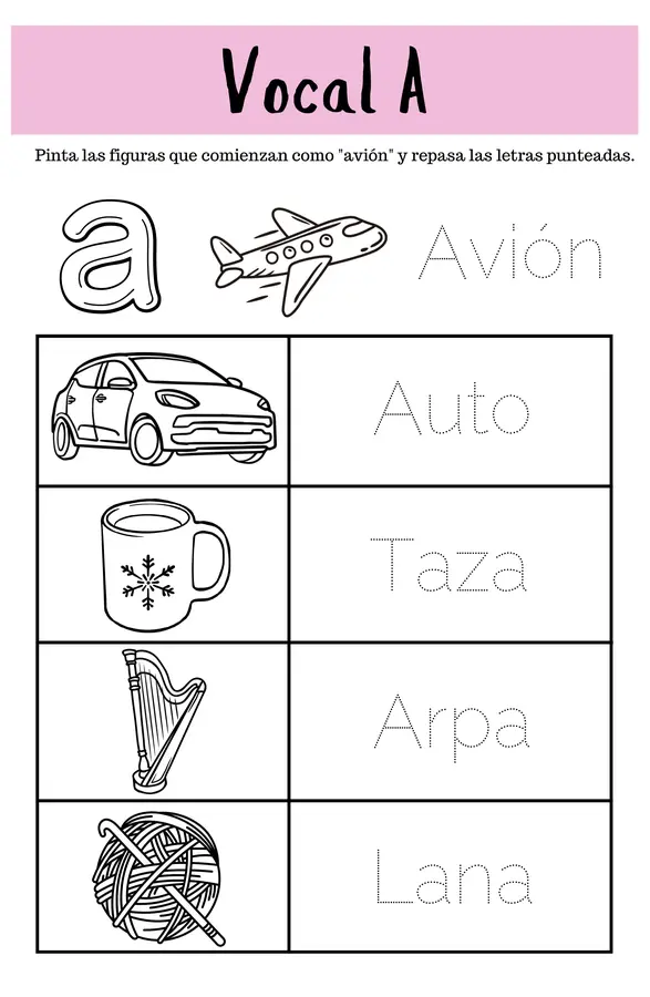 Cuadernillo de las vocales
