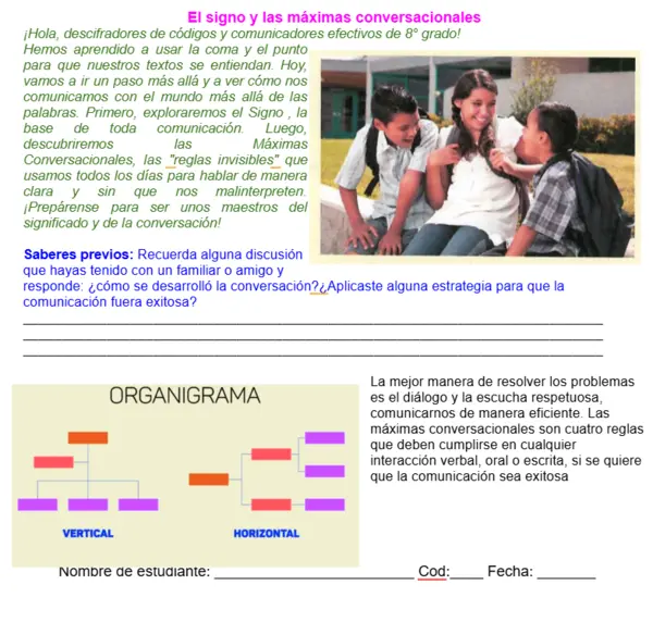 08M1SEM9 - El signo y las máximas conversacionales