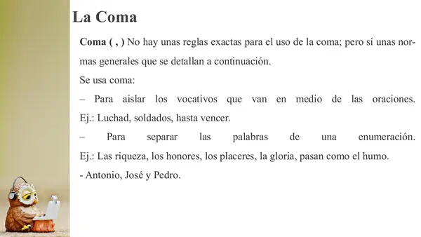 Puntuación 3er nivel básico