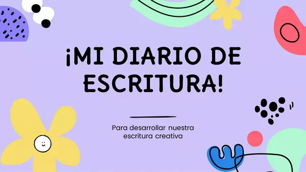Presentación: Mi diario de escritura (MINEDUC CHILE)