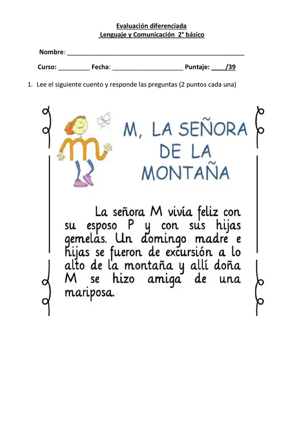 Prueba Lenguaje M y P