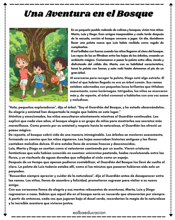 comprensión lectora (a través de cuentos )