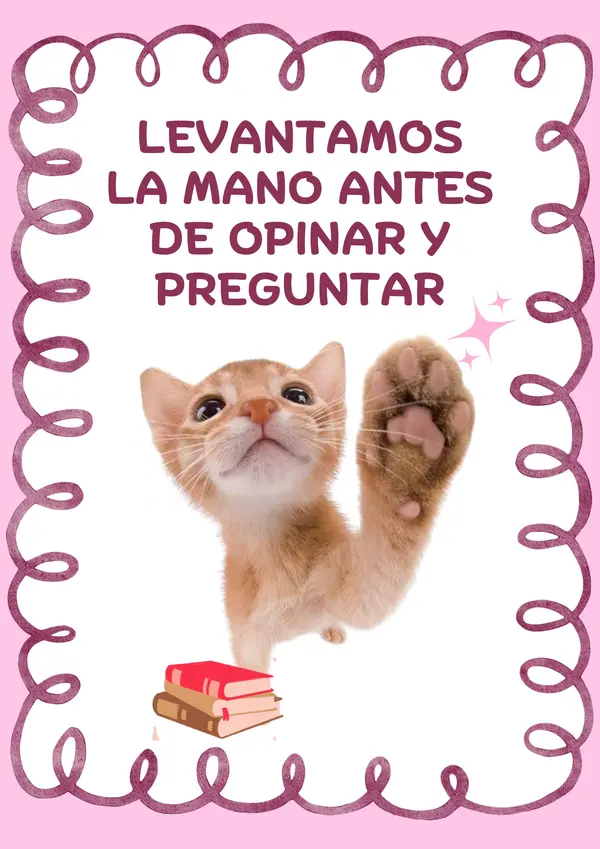 Acuerdos de convivencia escolar para la sala <3