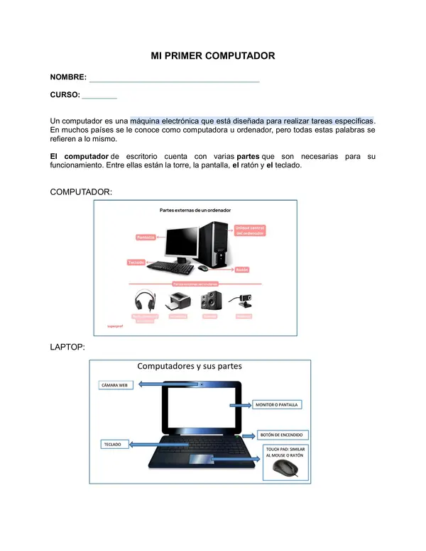 Mi primer computador 