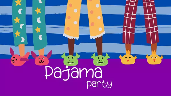Actividad especial para fiesta de pijamas "Pajama Party" (never have I ever, slime)
