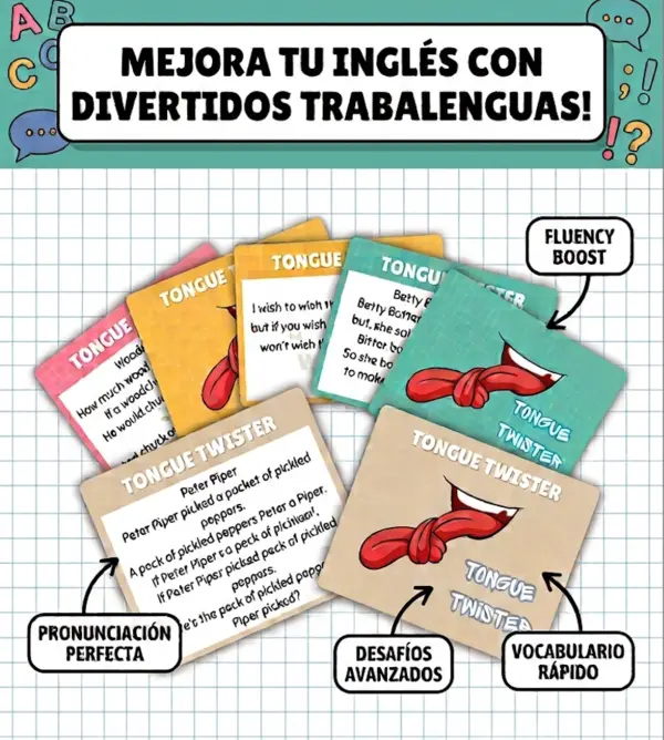 Set imprimible "Tongue Twisters"
