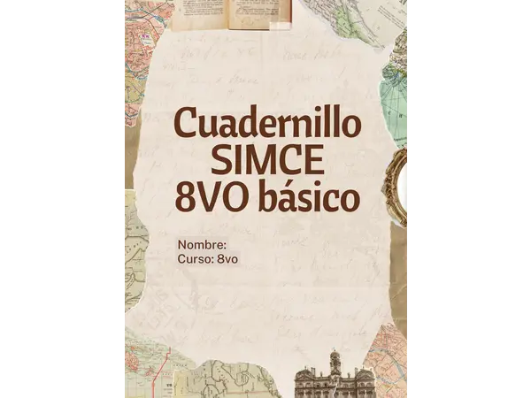 Cuadernillo SIMCE octavo Historia 1