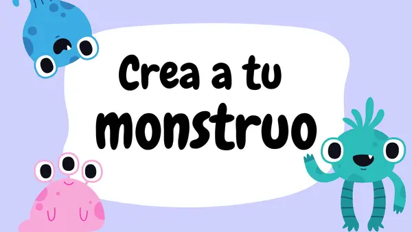 Crea a tu monstruo. Lectura y seguimiento de instrucciones