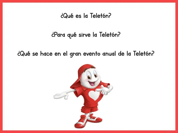 Breve introducción al evento de Teletón. Chile.