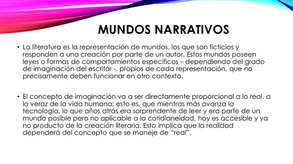 Clase de mundos narrativos