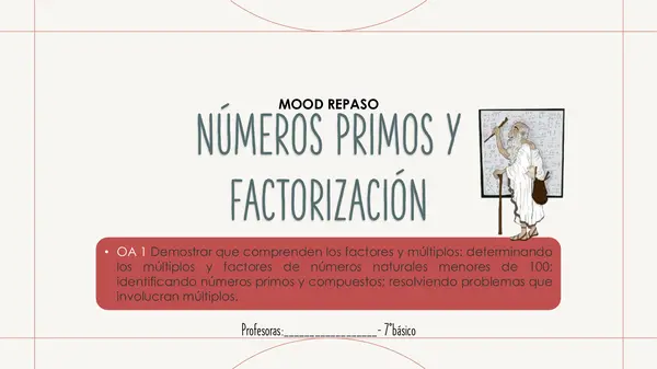 Números primos y factorización