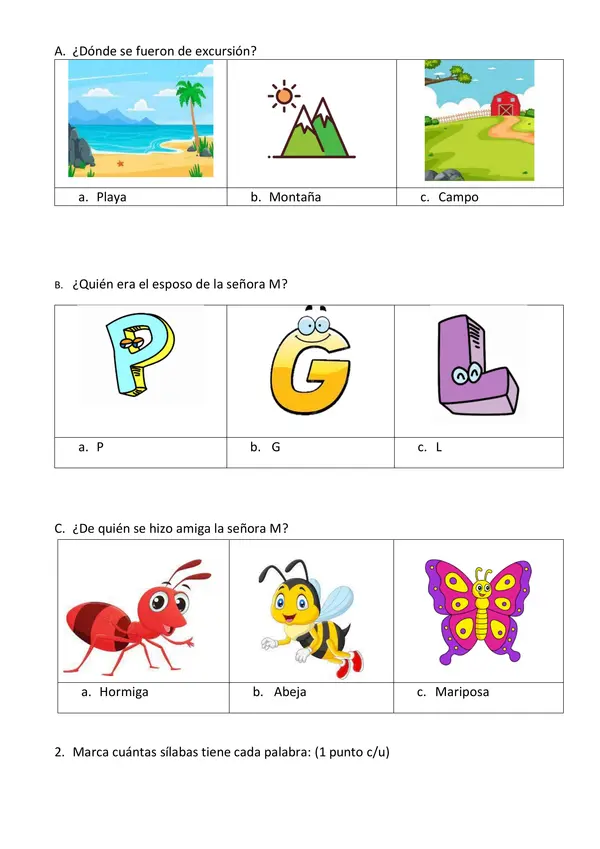 Prueba Lenguaje M y P