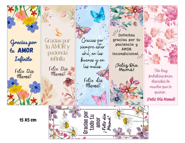 SEPARADORES RECUERDO DÍA DE LA MADRE