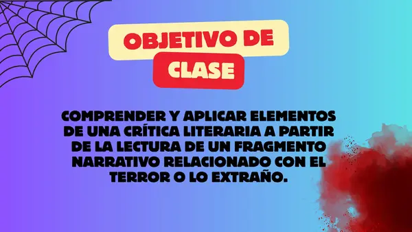 La critica literaria- el terror y lo Extraño OA14