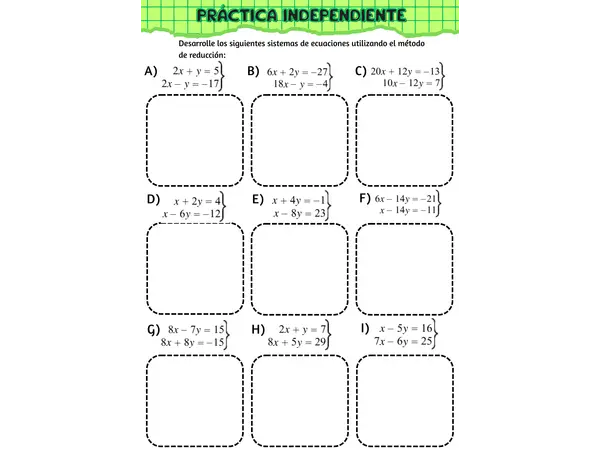 SISTEMA DE ECUACIONES