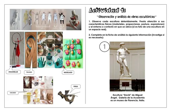 ARTES - La escultura