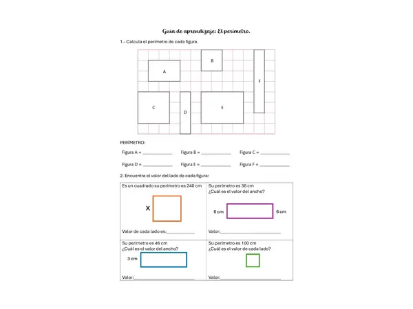 guia de aprendizaje: el perimetro