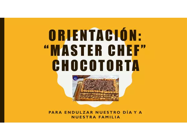 Master chef: chocotorta