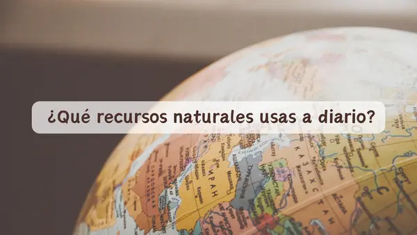 Los recursos naturales en la vida cotidiana | Cuarto Básico 