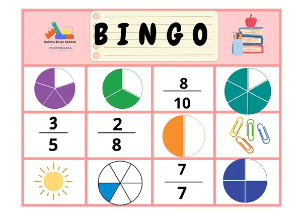 Bingo de fracciones