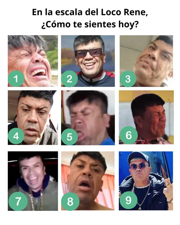 Escala Emocional Loco Rene
