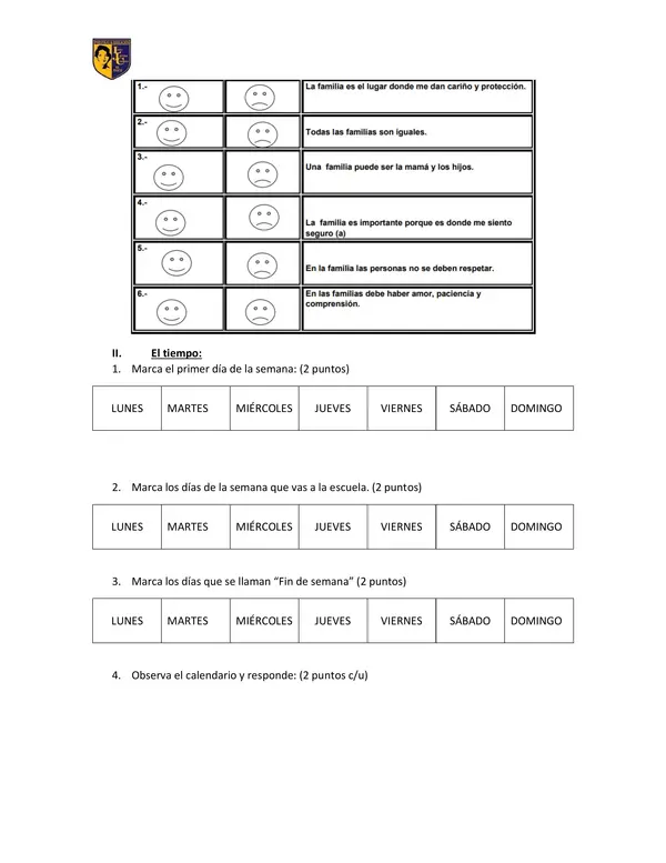 Evaluación de diagnóstico Historia y geografía primero básico 