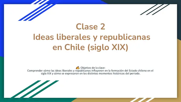  Ideas liberales y republicanas en Chile (siglo XIX) PAES 2026