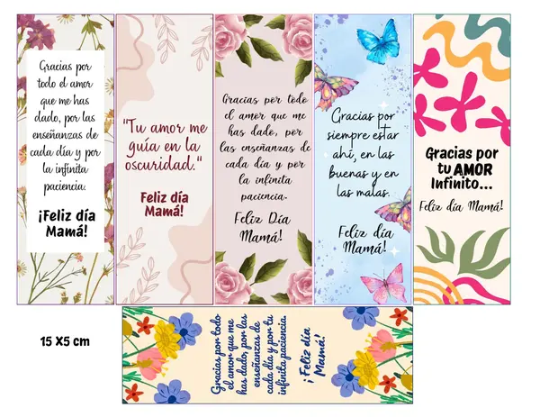 SEPARADORES RECUERDO DÍA DE LA MADRE