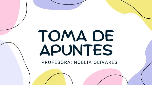 Toma de apuntes