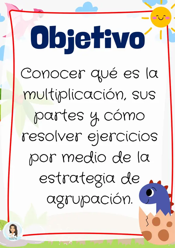 La multiplicación por agrupación